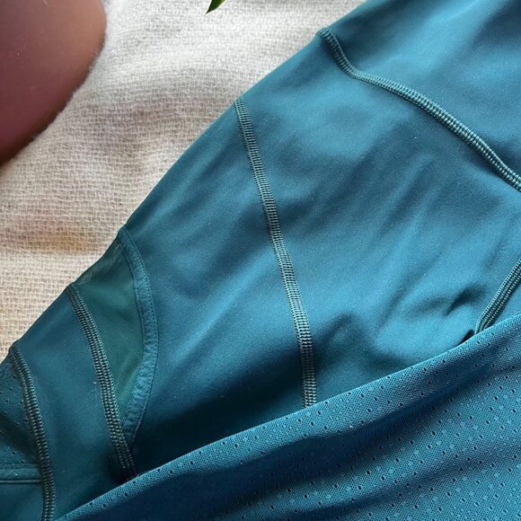LULULEMON Wunder Under High-Rise Tight Teal *Mesh 28" - Picture 5 of 8